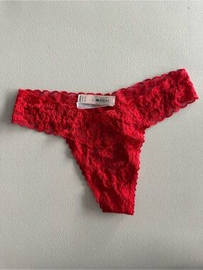Victoria’s secret Red Lace Thong